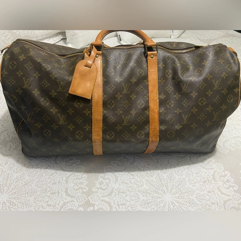 Authentic vintage Louis Vitton Monogram Keepall Bandolier 50 - Picture 4 of 11